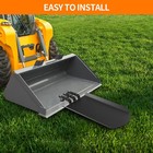 Clamp On Quick-spade For Skid Steer Tractor Bucket Pallet Fork With Chain Hook D