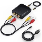 1080p Rca To Hdmi Converter  Mini Av To Hdmi Adapter For Vcr  Xbox  Ps3  Wii  Dv