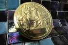 Antique British Art Nouveau Gilt-bronze Medallion By E  Cantillon 50mm C  1932