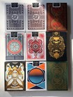 Lot Of 9 Premium Bicycle   Designer Playing Card Decks     Sealed