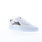 Lakai Cambridge Mens White Leather Lace Up Skate Inspired Sneakers Shoes
