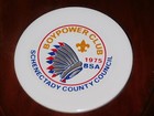Vintage Boy Scouts Of America  1975 Boypower Club Schenectady  Wood Wall Plaque
