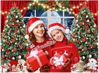  Christmas Backdrop Christmas Window Backdrop For Photography Winter Xmas 7x5ft