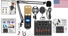 Professional Podcast Bundle  Audio Interface  Noise Reduction Mic   Live Effects