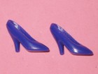 Barbie Size High Heel Shoes- Purple Pumps