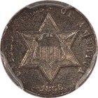 1866 Proof Three Cent Silver - Pcgs Pr-63  Premium Quality  Tough Date 