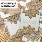 Beautiful Adult Coloring Book Set Of 2 For Relaxation - Mandala Books