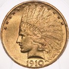 1910  10 Pcgs Ms63 Indian Head Gold Eagle Philadelphia Uncirculated