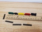 Dollhouse Train Set With Tracks Toy Painted Metal 1 12 Scale Miniature Nursery