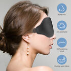 3d Travel Silk Eye Mask Sleeping Soft Padded Shade Cover Rest Relax Blindfold
