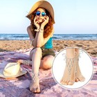 Barefoot Sandals 2 Pairs Starfish Anklet Chains For Beach Wedding Foot Jewelry