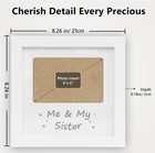Me And My Sister Picture Frame  Sibling Gifts  Little Or Big Sister Gift  Gender