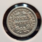 1848 Seated Liberty Dime High Grade Au Great Coin