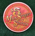  5 00 Main Street Station Las Vegas Chip 1st Ed  R-4