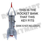 Replica Replacement Key For The Astro Mfg Rocket Coin Bank Usa Stainless Berzac