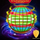 Flying Ball Toy Globe 360   Rotating Hand Controlled Orb Magic Led Lights Control