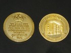 Rabbi Yoshiyahu Pinto Shuva Israel Gold Plated Segula Amulet Coin 4cm W  Case