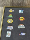 1988 Nba 31 Team Pins Collectors Set Framed Limited Edition Lakers Bulls