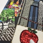 Beaded Cigar Box Purse Nyc Skyline Twin Towers Statue Of Liberty   