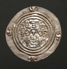 S-629  Sasanian   Khusru Ii 590-628ad   Ar Drachm   Bba Mint  Yr  20  Court Mint