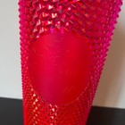 2019 Starbucks Holiday Hot Pink Iridescent Studded 24oz Venti Tumbler