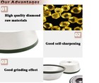 6  Cbn Flywheel Grinding Wheel  1-1 4  Arbor  Type 11v9 B181 - Flared Beats Wvn