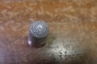 1  Tall Sterling Silver Thimble Marked Sterling Silver