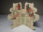 1948 Train Yellowstone Park Bears Childrens Menu