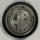 1992 Alaska Railroad Proof Rare Coin 1 Troy Oz  999 Fine Silver Round Medal 999