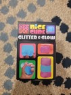 Nee Doh Nice Cube Glitter And Glow In Purple Great Stress Reliever Fidget Toy