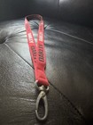 Oakley Lanyard Badge Id Holder Necklace Black red