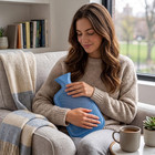  2 Pack  Hot Water Bottles  2l  68oz  Natural Rubber -bpa Free- Durable Large Ho