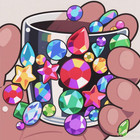 600pcs Mixed 12 Colors Ab Colorful Gems Rhinestones Jewels For Crafts  Flatback