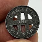 1924 Honolulu Rapid Transit Co Ltd Train Streetcar Trolley Bus Coach Token Zinc