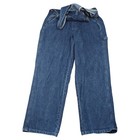 Vintage 90s Steve   Barry s Denim Bib Overalls Blue Size Large - Rare Find 
