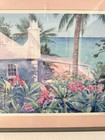 R e  Kennedy Signed Watercolor    Bermuda Cottage   