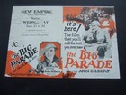 Original Movie Herald 1925 The Big Parade John Gilbert War Film King Vidor