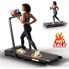 Electric Treadmills Walking Pad Under Desk Running Machine For Home Led Display