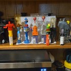 Pez Superhero Candy Dispensers Lot W  Captain America   Batman   Vintage 18 Pc