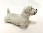 Vintage Branksome China Sealyham Terrier Dog Figurine England 3 75  Long Rare