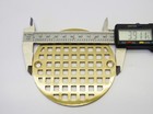 3 91  Polished Brass Round Cast Shower Drain Strainer Plumbest Decorative Strain