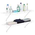 Haushof 4 Ft X 12in Closet Shelves Wall Mounted 2-pack  For Laundry Room Closet