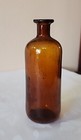 Vintage Brown Pharmacy Medicine Bottle - Marked On Bottom 2 34 F   55 
