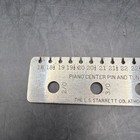 Antique Starrett Piano Center   Tuning Pin Gauge Very Rare Music Tool