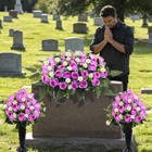 Wocst 3sets Cemetery Decorations For Grave Large Headstone Flower Saddle Grave