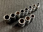 Vtg 1930s Sherman-klove S-k 11pc 1 4    Drive Sae Socket Set In Metal Box    usa   