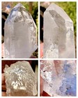 Clear Quartz Crystal Point Laser Wand Healing Reiki Chakra Self Healed Gem Rock