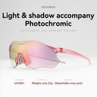 Rockbros Photochromic Cycling Glasses bike Sports Sunglasses Uv Protection New
