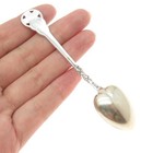 Reed   Barton 925 Sterling Silver Antique Art Deco Floral Coffee Spoon