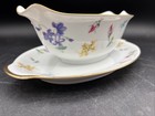 Sango Cherry Charm Gravy Boat   Undertray Fine China Porcelain Japan Floral